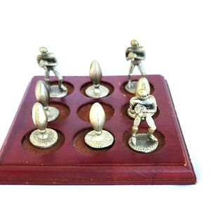 Vintage Football Tic-Tac-Toe Set